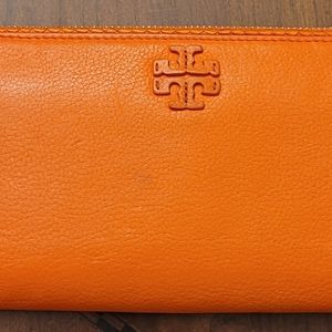 Tory Burch orange wallet
